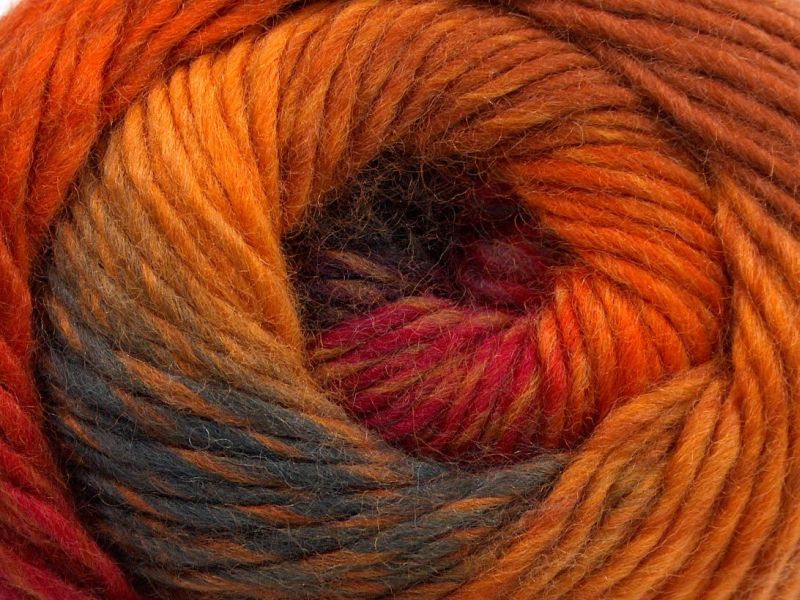 Acacia Yarns Supersoft Merino Yarn #483 Flame