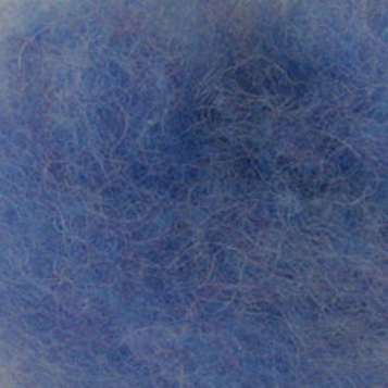 Bewitching Fibers Needle Felting Carded Wool - 8 ounce - Cornflower