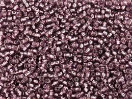 8/0 Silver Lined Amethyst Seed Bead - 10 grams