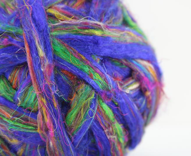 Sari Silk Blend Spinning Fiber - Sari Silk - 51