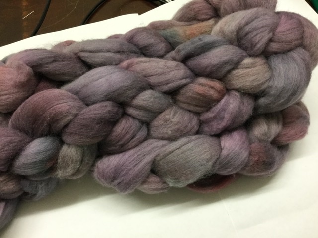 21 Micron Super Fine Merino Combed Top - 4 oz (115 g) Purple Haze