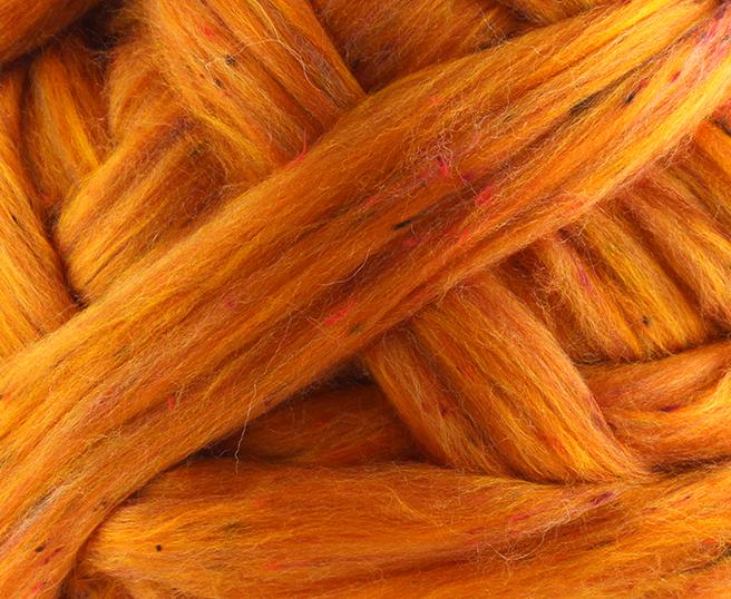Tweed Blend Top Spinning Fiber - 33% Tweed, 33%...