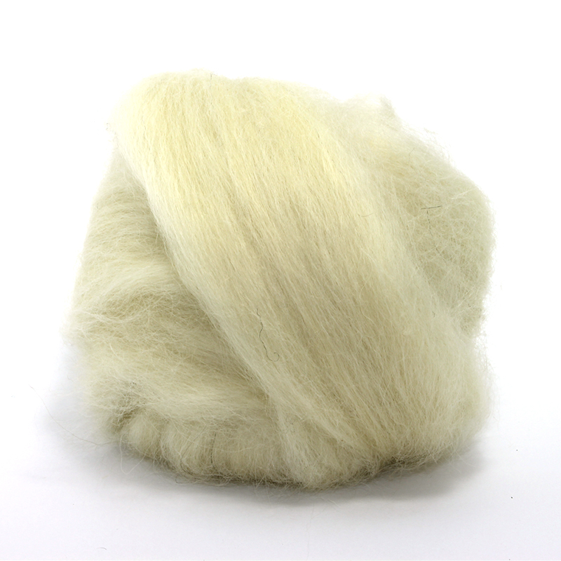 Wensleydale Blends Domestic Wool Scoured by Bewitching Fibers