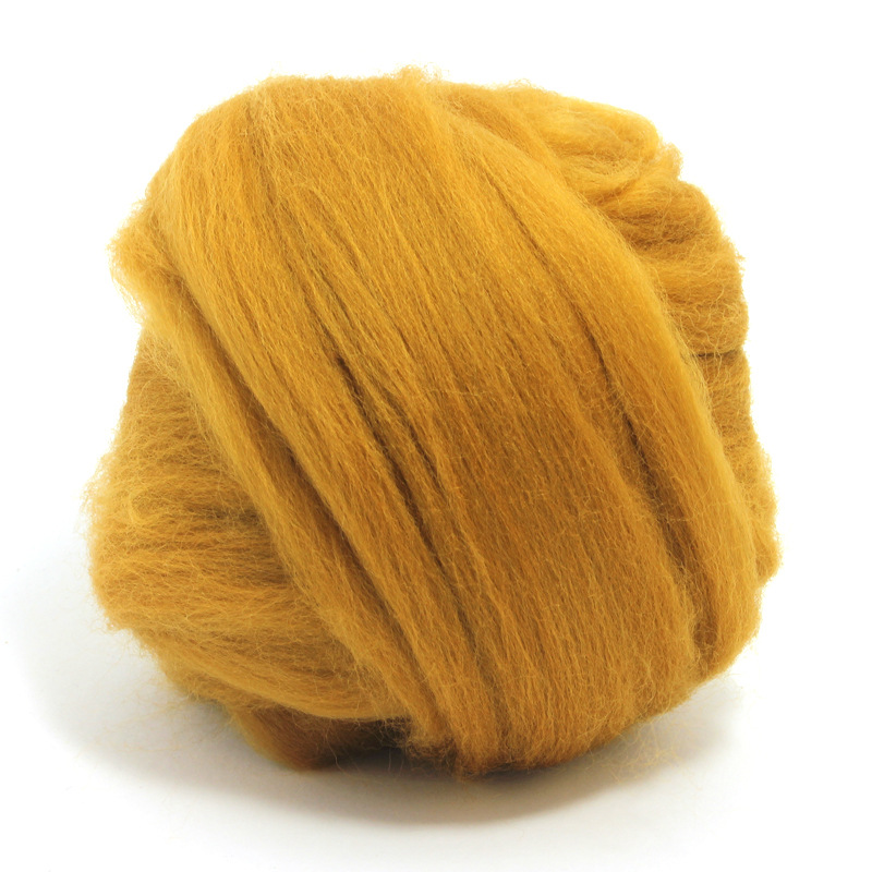 23 Micron Superfine Dyed Merino Combed Top - 115 g (4.0 oz) - Antique 61