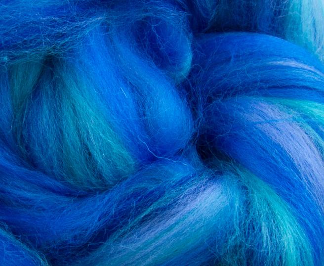 23 Micron Superfine Dyed Merino Combed Top - 11...