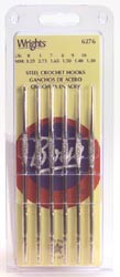 Boye Steel Crochet Hook Set Size 0 1 7 8 9 10 #6276