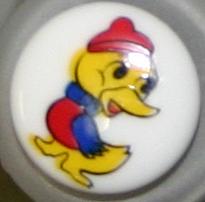 #210561 15 mm (6/10 inch) Novelty Button by Dill - Duck