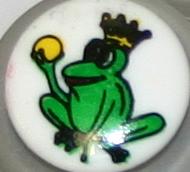 #220963 18mm Novelty Button by Dill - Frog Prince