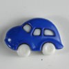 #230912 20mm Novelty Button by Dill - Blue Car