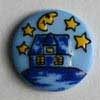 #231302 18mm Novelty Button by Dill - Nighttime