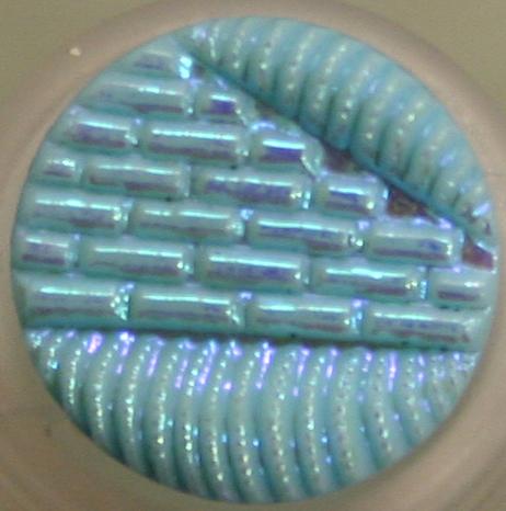 Vintage Glass Fashion Button -  Light Blue GD0960238 18mm ( 11/16 inch)