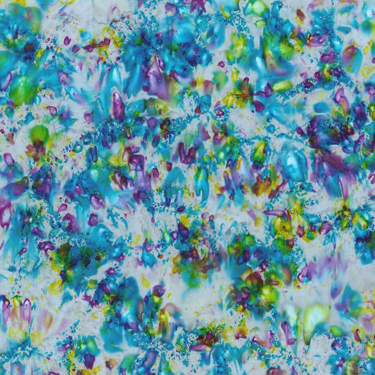 Color Me Banyan Ink Blot 80552-90 - Banyan Batik Cotton Fabric