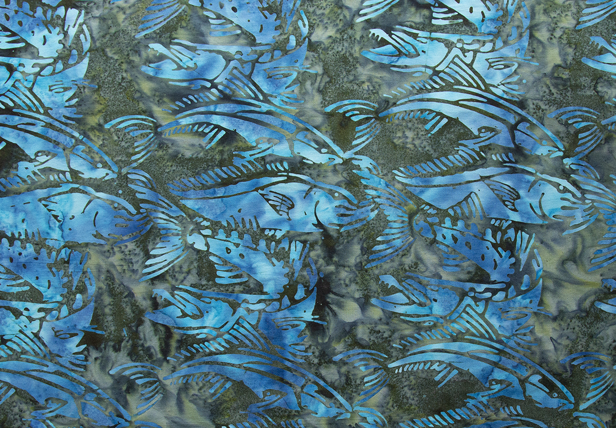 Into the Deep Batik Cotton Fabric by Northcott 80584-62