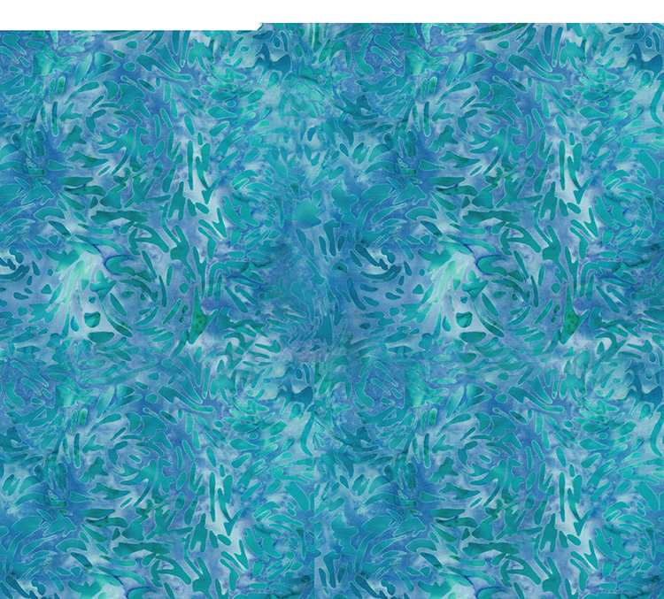 BFF 81600-61 - Banyan Batik Cotton Fabric - Caribbean