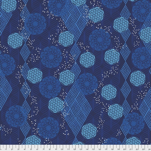 Kismet - Tapestry - Indigo - Valori Wells - Cotton Fabric