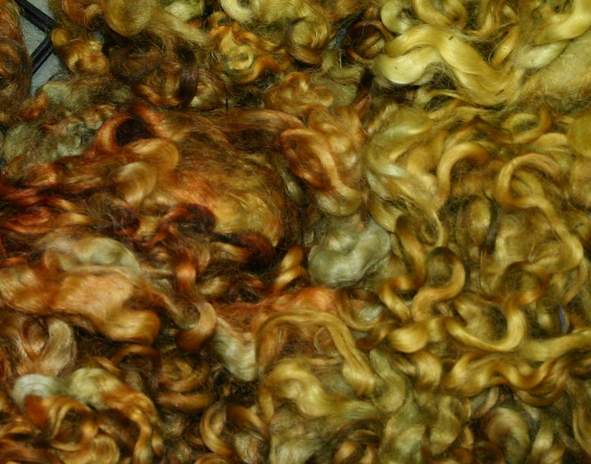Ivy Brambles Lincoln Curly Locks 1oz bag - Pumpkin Stalks Ivy Brambles Lincoln Curly Locks 1oz bag - Pumpkin Stalks