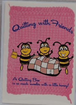 Quilting With Friends Greeting Card - Quilting Bee