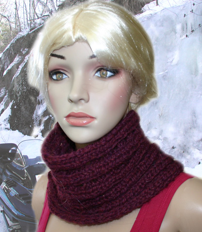 Ivy Brambles Baby Alpaca Neck Cowl Pattern