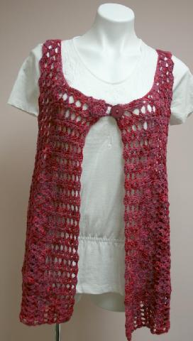 Ivy Brambles Crochet Swing Vest Pattern
