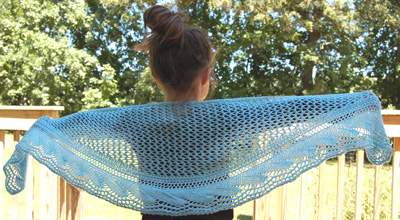 Gentle Waves Shawlette Kit