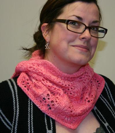 Ivy Brambles My Valentine Lacy Neck Cowl Pattern