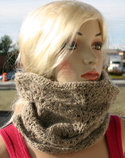 Ivy Brambles Sweeping Angels Neck Cowl Pattern