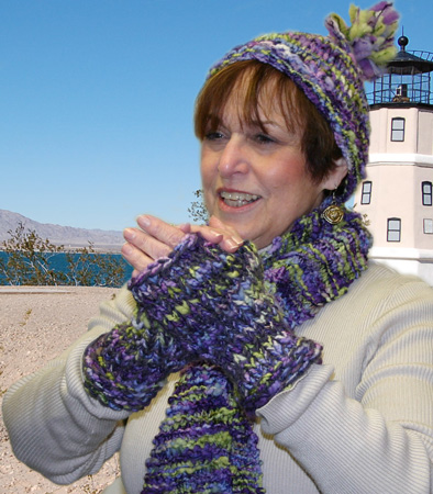 Quick Knit Hat Scarf and Mitts Project Kit