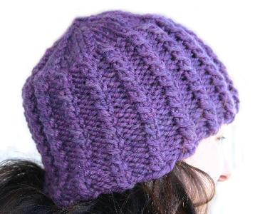 Ivy Brambles Twisted Rib Hat Pattern