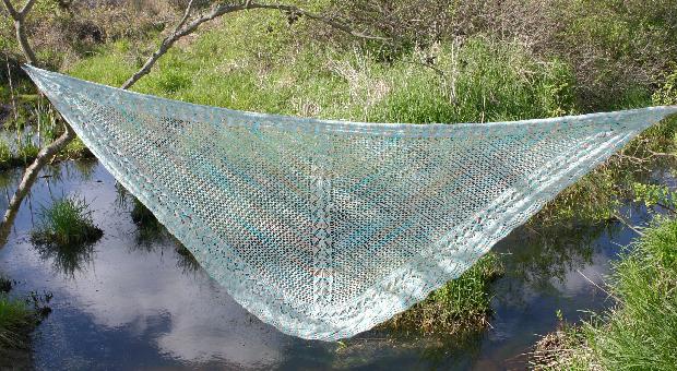 Ivy Brambles A Walk on the Beach Lace Shawl Pattern