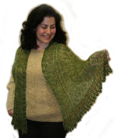 Woodland Path Lace Scarf Kit