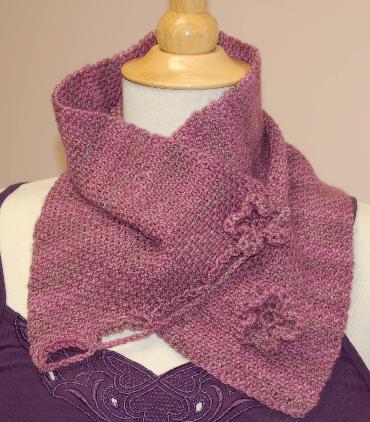 Ivy Brambles Woven Knit Stitch Cowl Pattern