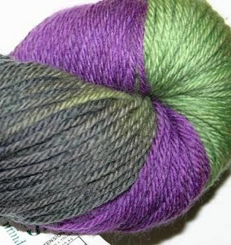 Ivy Brambles Superwash Worsted Yarn #206 Eggplant