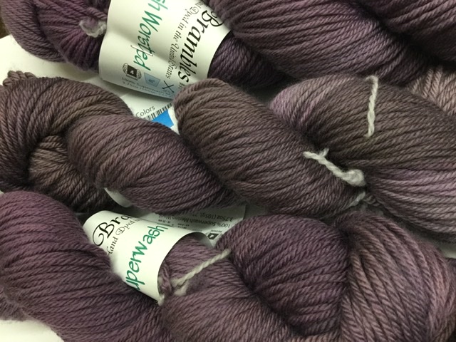 Ivy Brambles Superwash Worsted Yarn #807 Purple Haze