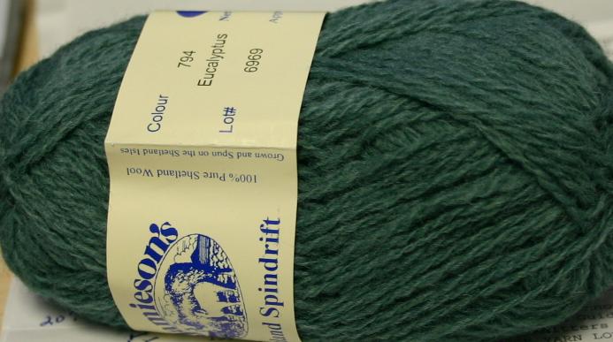 Jamieson 2-Ply Shetland Spindrift #794 Eucalyptus