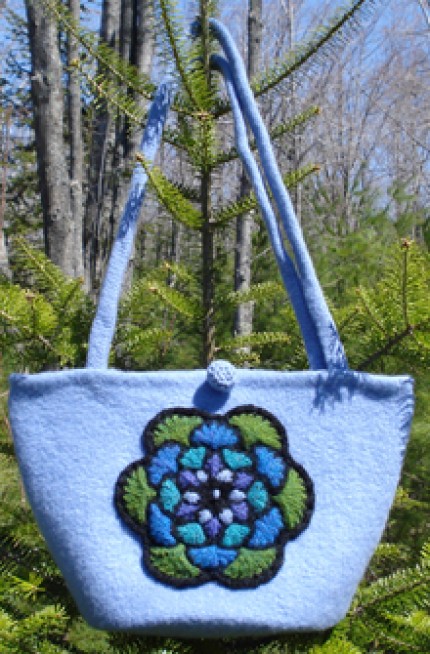 Stained Glass Window Bag Pattern by Madeline Langan