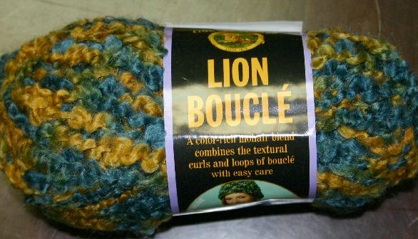 Lion Brand Lion Boucle Yarn 206 Hazelnut