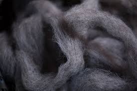 Mohair Kid and Border Leicester Blend Roving 4 oz