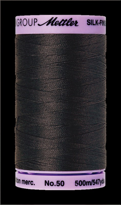 Mettler Silk Finish Sewing/Quilting Thread (547yds) #9104-1282 Charcoal