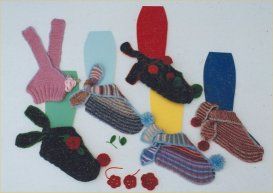 Ann Norling Grandmas Slippers Pattern 16A