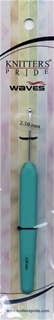 Knitters Pride Waves Aluminum Crochet Hook #2.5 mm Jade