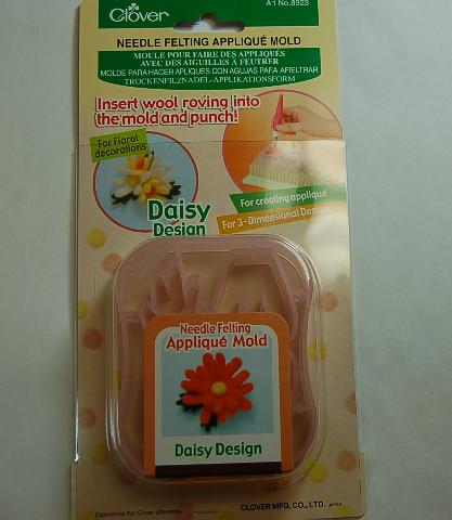 Clover Needle Felting Applique Mold #8923 - Daisy