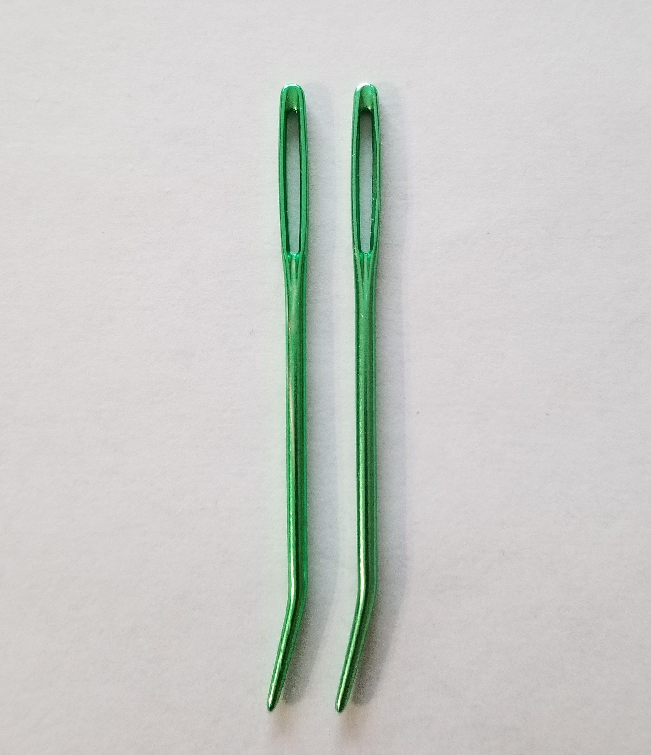 Jumbo Bent Tip Tapestry Needles - Green