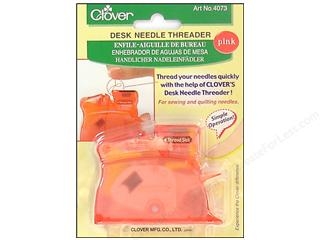 Clover #4073 Desk Needle Threader Pink