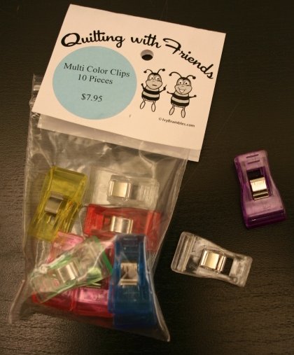 Quilting with Friends Multi-Color Clips (10 per...