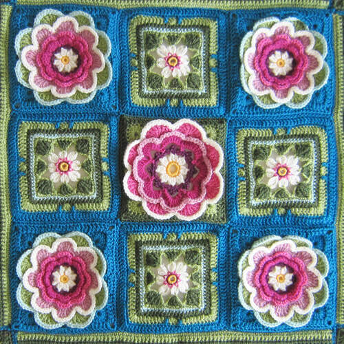 Yarn Pack - Lily Pond Crochet Blanket by Jane Crowfoot Yarn Pack - Lily Pond Crochet Blanket by Jane Crowfoot