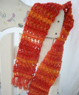 Roman Princess Scarf Pattern by Gina House