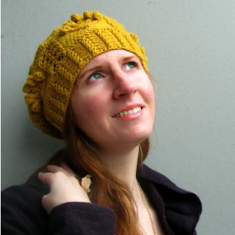 Worsted Merino Superwash Spring Beret Pattern - F498