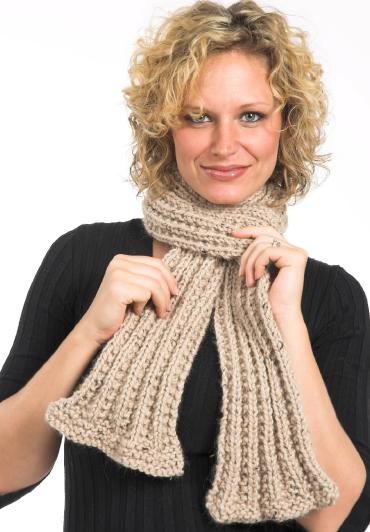 Baby Alpaca Grande Ruffled Scarf Pattern