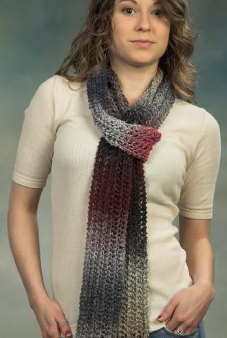 Kudo Openwork Lace Scarf Pattern #407