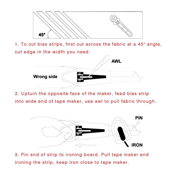 Bias Tape Maker Set Bias Tape Maker Set